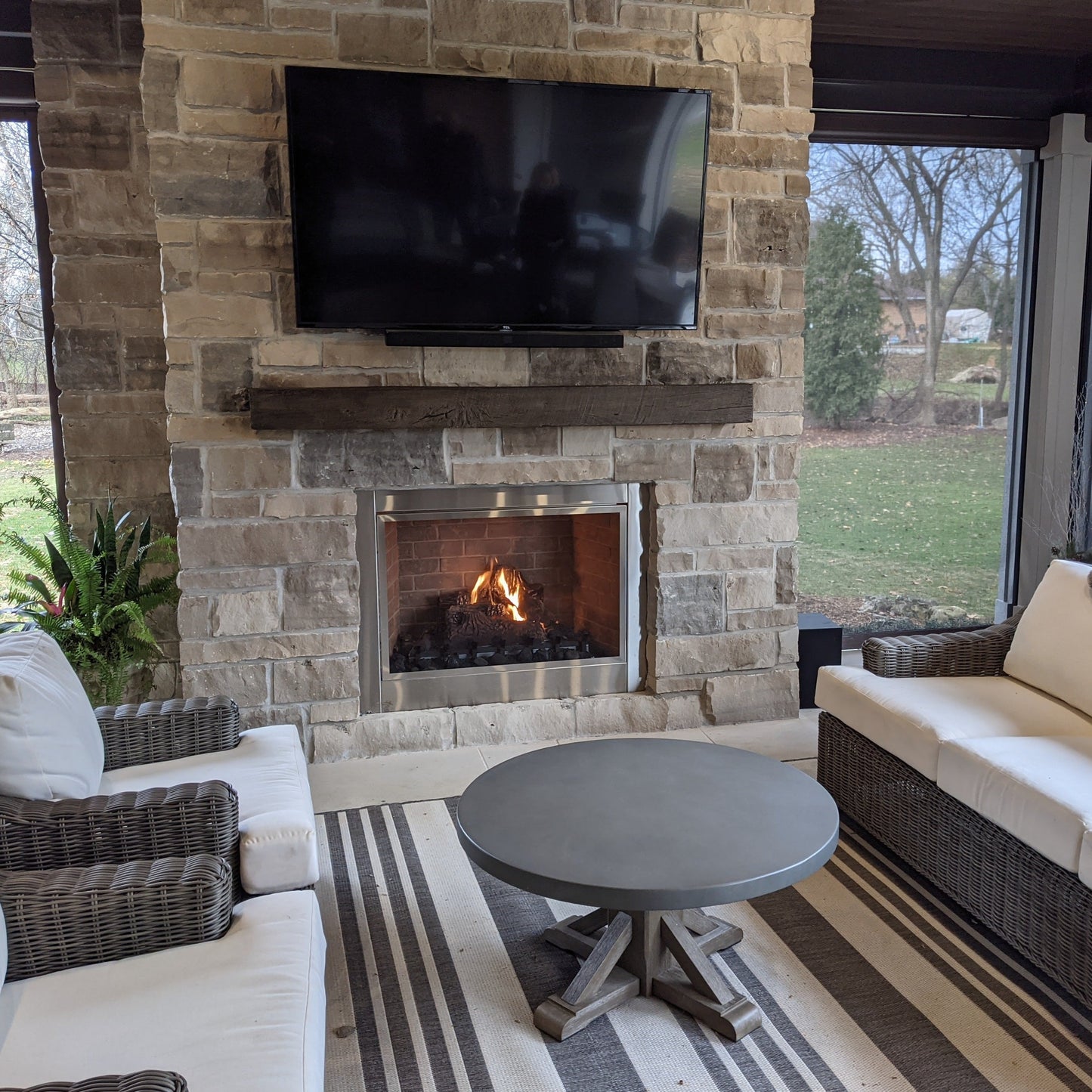 Barn Beam Mantel